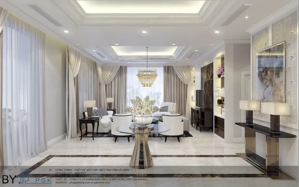 Biệt thự Tân cổ điển - anh Khánh - ảnh 1
